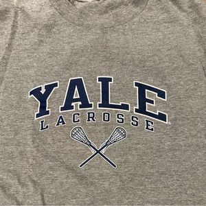 YALE-lacrosse champion grey tshirt